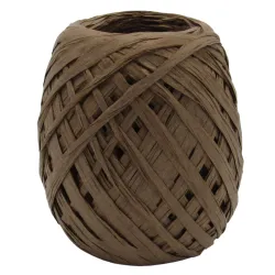 Raffia Ribbon; Brown